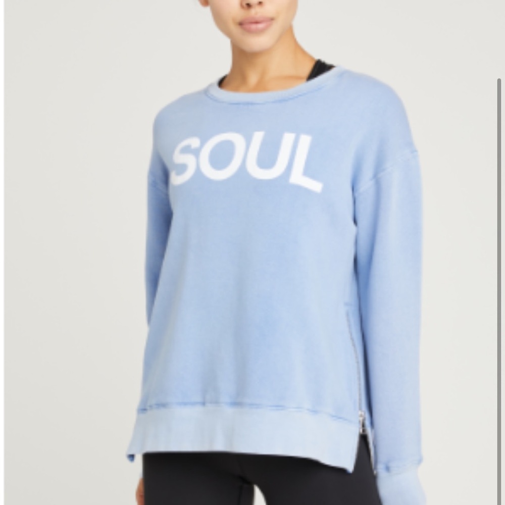 SoulCycle x SUNDRY Blue Crewneck Sweatshirt